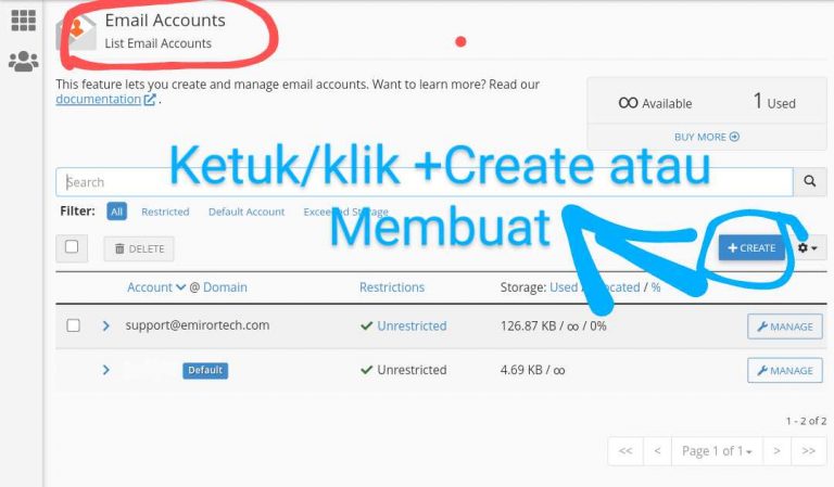 Cara Membuat Akun Email Domain Sendiri Gratis Dan Mudah - Emirortech.com