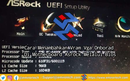 Cara Menambahkan Vram Vga Onboard Di Motherboard Asrock Dengan Mudah ...