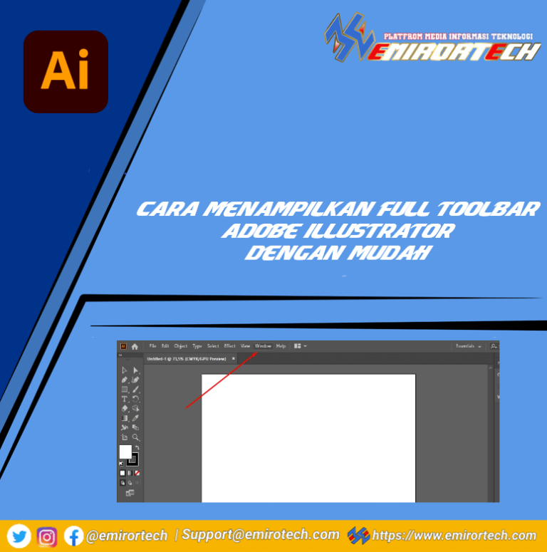 Cara Menampilkan Full Toolbar Adobe Illustrator Dengan Mudah ...