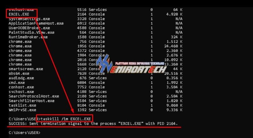 taskkill /im Nama Aplikasi.exe