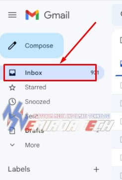 Pilih Menu Inbox